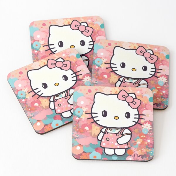 Item preview, Cute Anime Kitty Wall Art Kids Teens Childs Room  designed and sold by HardToFindMerchandise.