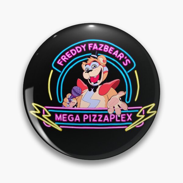 Artikelvorschau, Glamrock Freddy Pizzaplex Schild entworfen und verkauft von Emilyashdraws.