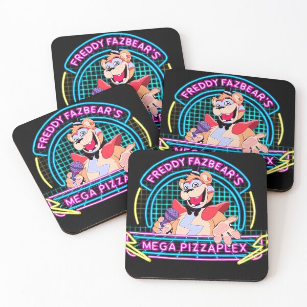 Item preview, Glamrock Freddy Pizzaplex Sign V.2 designed and sold by Emilyashdraws.