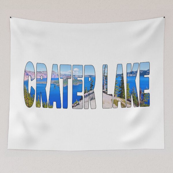 Item preview, CRATER LAKE - Oregon USA Beautiful Day Lookout View designed and sold by Adam Gormley.