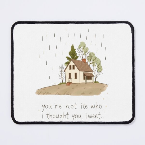 Item preview, Midwest Emo Nostalgia Quote Art - Reflective House Design designed and sold by ColorsSoul ⭐️⭐️⭐️⭐️⭐️.