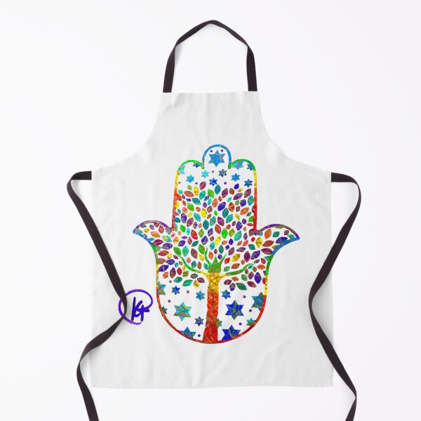 Item preview, Enchanted Tree of Life Hamsa Art designed and sold by Kalli Taub Art.