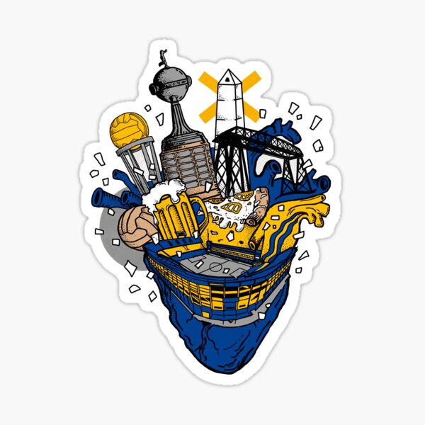 Vista previa del artículo con la obra «Boca Juniors arte», diseñado y vendido por ache73.