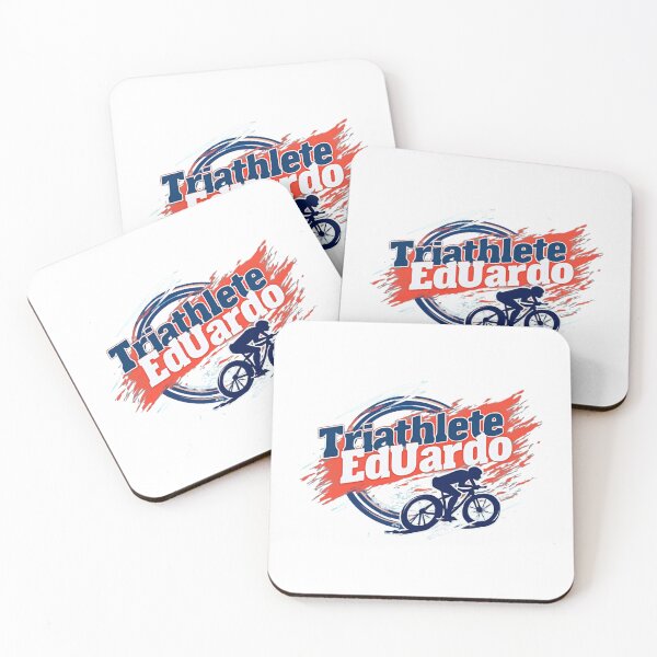 Item preview, Dynamic Triathlete Eduardo - Swim, Bike, Run designed and sold by Triathlongram.