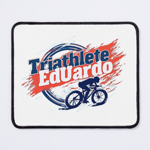 Item preview, Dynamic Triathlete Eduardo - Swim, Bike, Run designed and sold by Triathlongram.