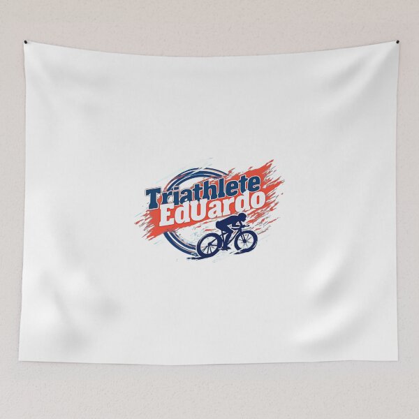 Item preview, Dynamic Triathlete Eduardo - Swim, Bike, Run designed and sold by Triathlongram.
