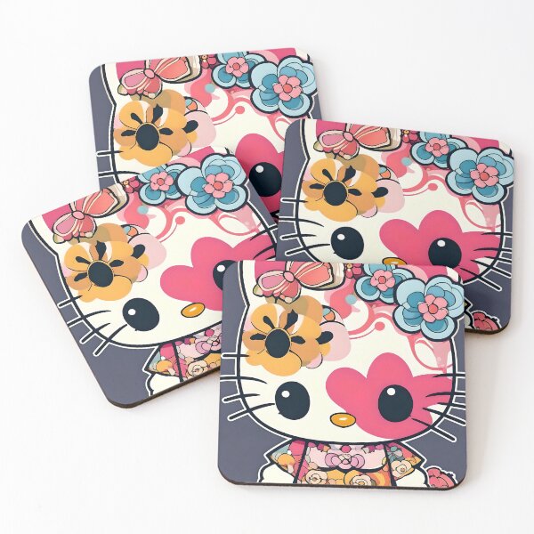 Item preview, Cute Anime Wall Art Hi Kitty Bedroom Art  designed and sold by HardToFindMerchandise.