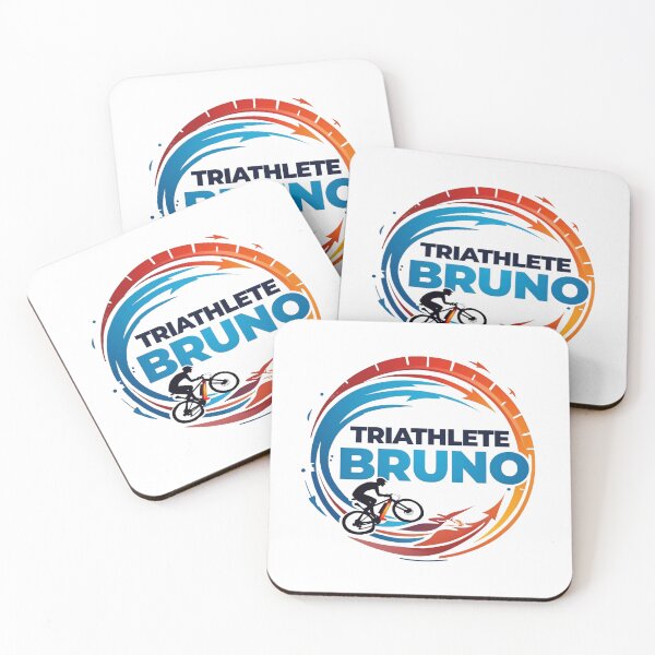 Item preview, Dynamic Triathlete Bruno - Swim, Bike, Run designed and sold by Triathlongram.