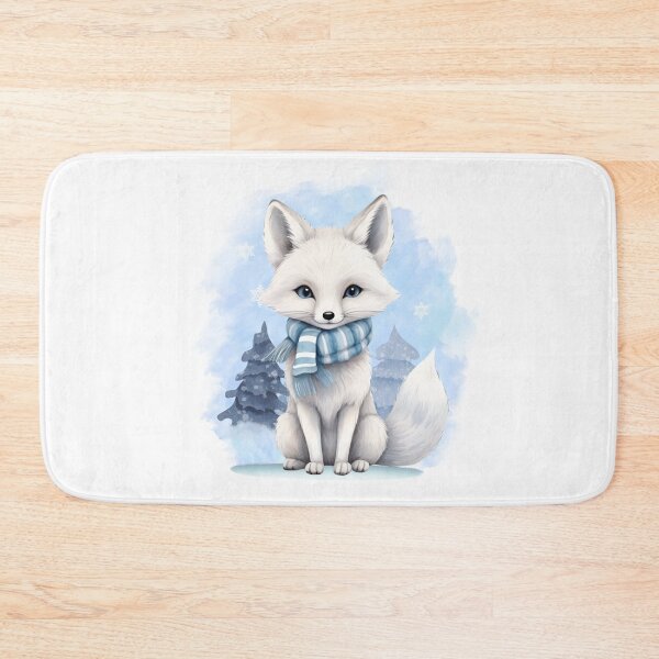Item preview, Arctic Fox with Scarf  designed and sold by MusesWhispers.