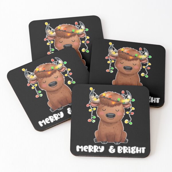 Item preview, Merry and Bright Bison  designed and sold by JMWCD.