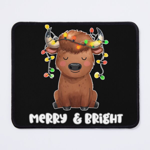 Item preview, Merry and Bright Bison  designed and sold by JMWCD.