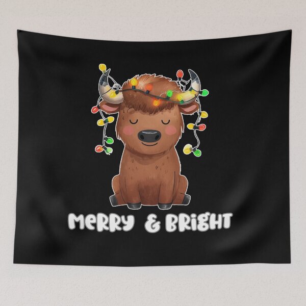 Item preview, Merry and Bright Bison  designed and sold by JMWCD.