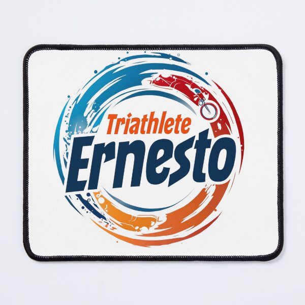 Item preview, Dynamic Triathlete Ernesto - Swim, Bike, Run designed and sold by Triathlongram.