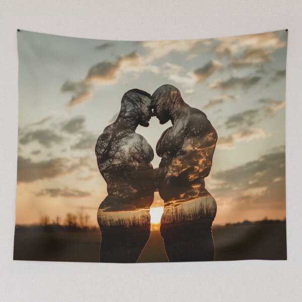 Item preview, Double Exposure Muscular Men designed and sold by BeautyofMasc.