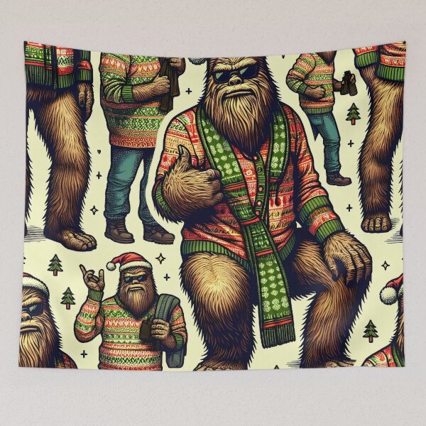 Item preview, Big Foot Sasquatch Yeti Christmas designed and sold by Travelcases.