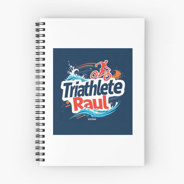 Item preview, Dynamic Triathlete Raúl - Swim, Bike, Run designed and sold by Triathlongram.