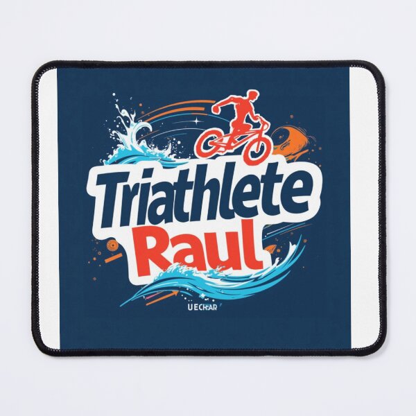 Item preview, Dynamic Triathlete Raúl - Swim, Bike, Run designed and sold by Triathlongram.