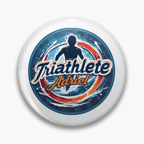 Item preview, Dynamic Triathlete Adriel - Swim, Bike, Run designed and sold by Triathlongram.