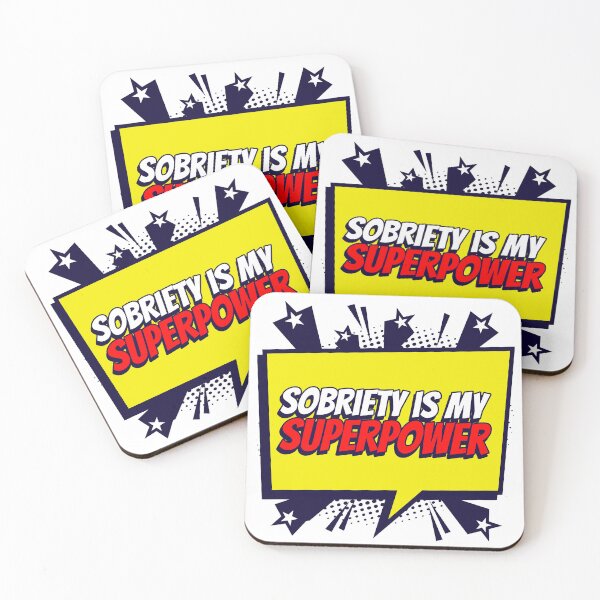 Item preview, Sobriety Is My Superpower designed and sold by PrettyGreatMerc.