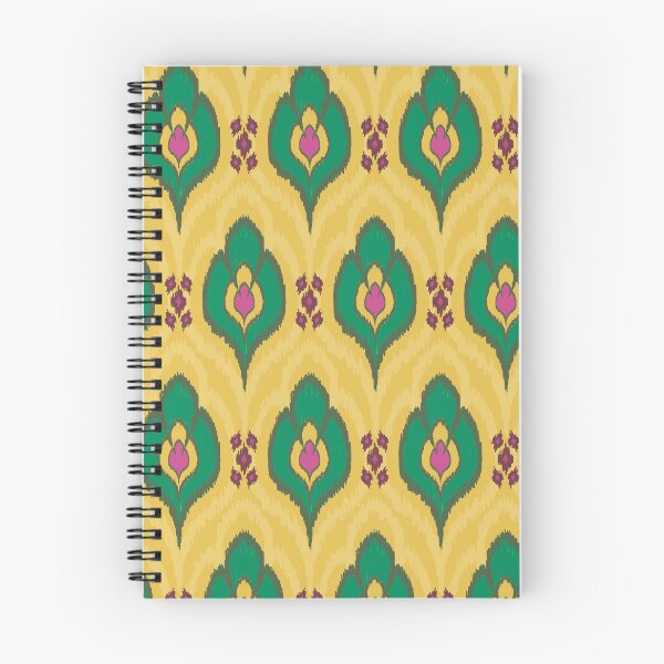 Item preview, Vacation Leaves Ikat || Tropical Leaves || Repeating Pattern || Bold Colors designed and sold by Stacey Spivak.