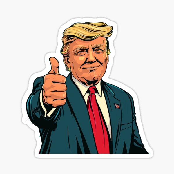 Item preview, Our President, Donald Trump Sticker designed and sold by MAGA-Goods.