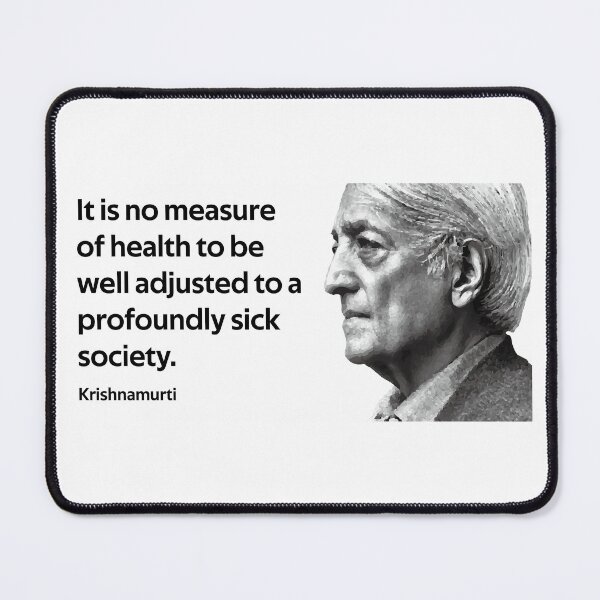 Item preview, Jiddu Krishnamurti Words Spiritual Inspirational Quote  designed and sold by ones-artstudio.