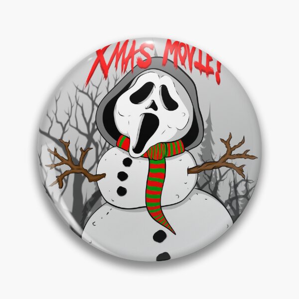 Artikelvorschau, Ghostface-Schneemann, Weihnachten. Was ist Ihr liebster Weihnachtsfilm? entworfen und verkauft von JackDraws88.