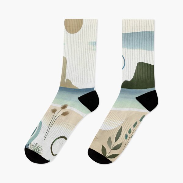 Item preview, Modern Coastal Abstract with Botanical Elements designed and sold by ChrisButler.