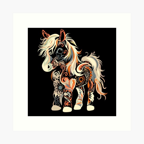 Item preview, Stylized Shetland Pony 2 designed and sold by HarmonyTheKoala.