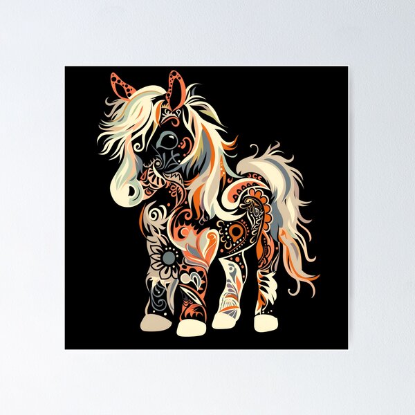 Item preview, Stylized Shetland Pony 2 designed and sold by HarmonyTheKoala.