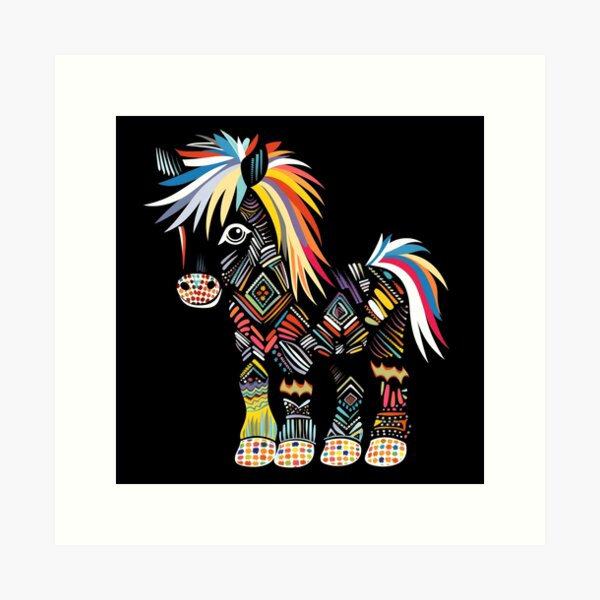 Item preview, Stylized Shetland Pony 3 designed and sold by HarmonyTheKoala.