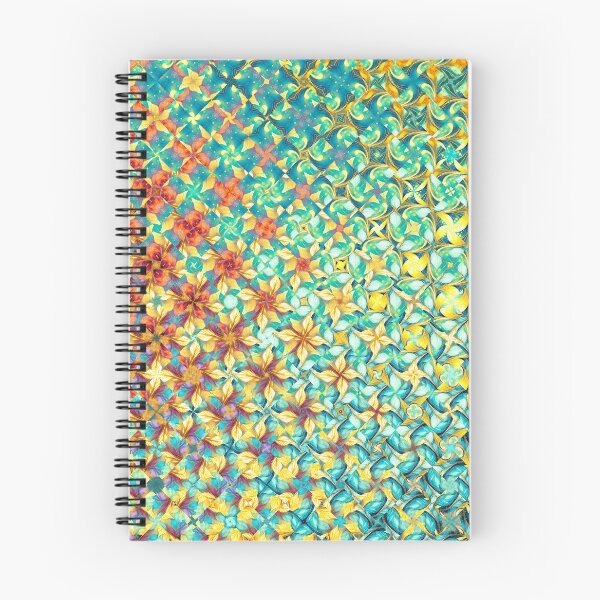 Item preview, Vibrant Geometric Floral Abstract Pattern designed and sold by AleksaDesignMTL.