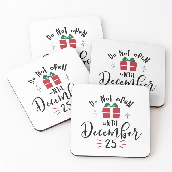 Item preview, Do Not Open Until December 25 designed and sold by CreatedMuse.