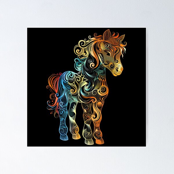 Item preview, Stylized Shetland Pony 5 designed and sold by HarmonyTheKoala.