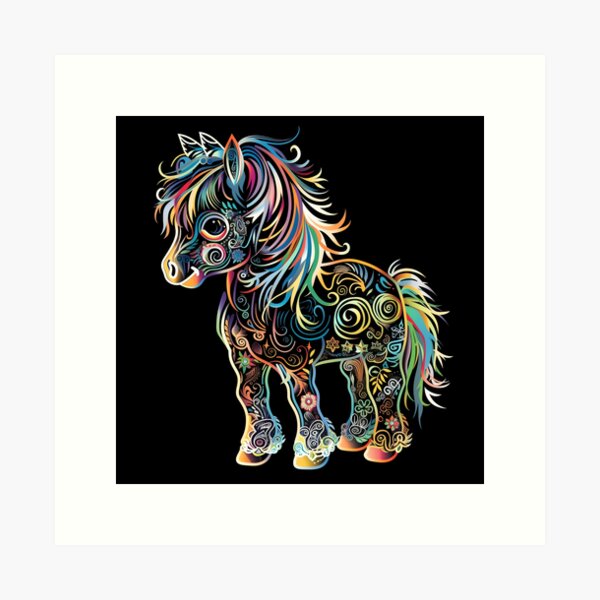 Item preview, Stylized Shetland Pony 6 designed and sold by HarmonyTheKoala.
