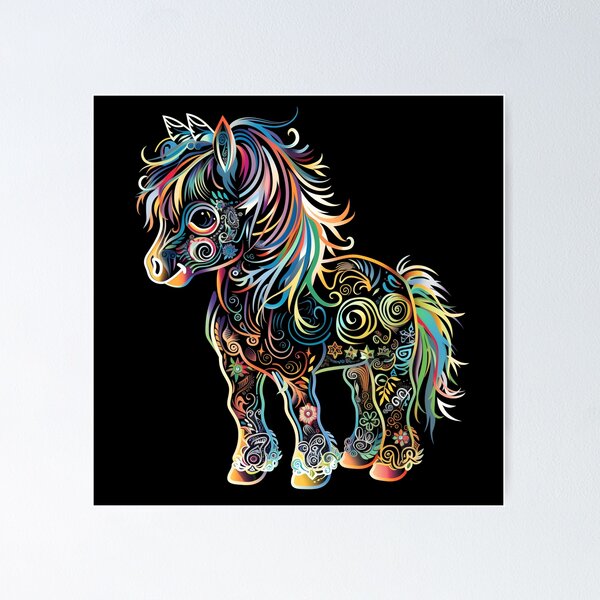 Item preview, Stylized Shetland Pony 6 designed and sold by HarmonyTheKoala.