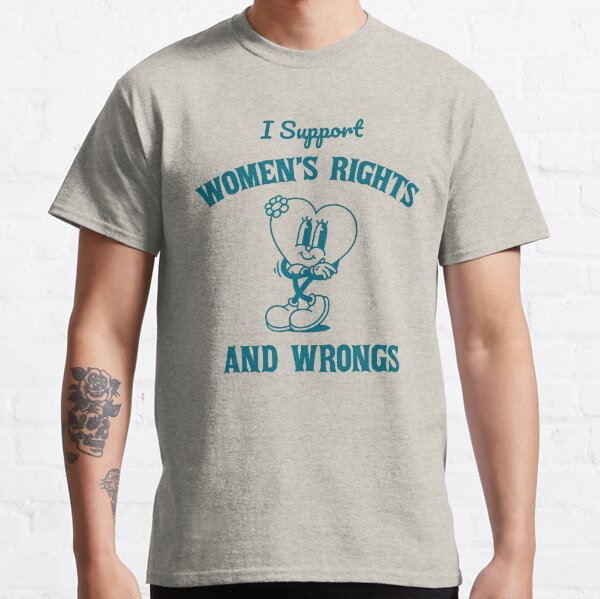 Aperçu de l'œuvre Je soutiens les droits et les torts des femmes créée et vendue par TGonlinestore.