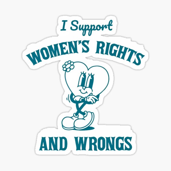 Aperçu de l'œuvre Je soutiens les droits et les torts des femmes créée et vendue par TGonlinestore.