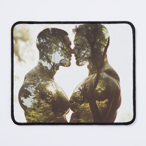 Item preview, Muscular Couple Among the Trees designed and sold by BeautyofMasc.