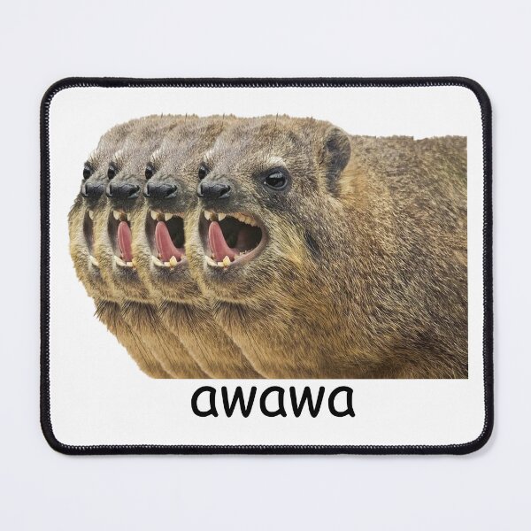 Item preview, awawa hyrax designed and sold by wawawover.