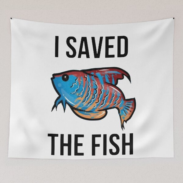 Item preview, I saved the fish // Detroit become human designed and sold by Sono-wave.
