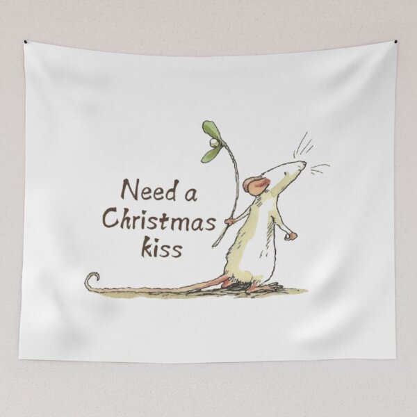 Item preview, Need a Christmas Kiss Funny Mouse designed and sold by Vicky021.