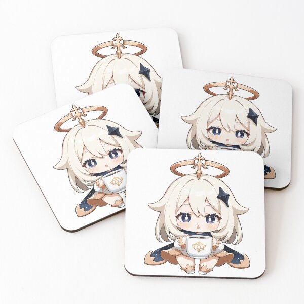 Item preview, Linda pegatina de Paimon Chibi para fans de Genshin Impact designed and sold by YumeKurenai.