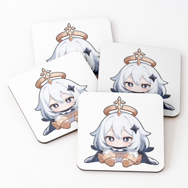 Item preview, Linda pegatina de Paimon Chibi para fans de Genshin Impact designed and sold by YumeKurenai.