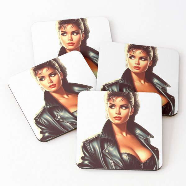 Item preview, Retro Leather Woman designed and sold by PulpVintage.
