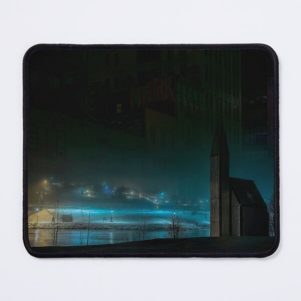 Item preview, Serenidad Nocturna en la Ciudad Costera designed and sold by eikulabs.