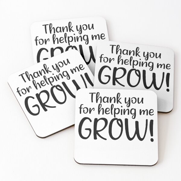 Item preview, Thank you for helping me grow Teacher appreciation gift designed and sold by MouDantArts.