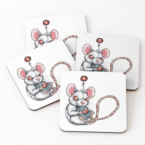 Item preview, Remote Controlled Albino Mouse designed and sold by iduzarts.