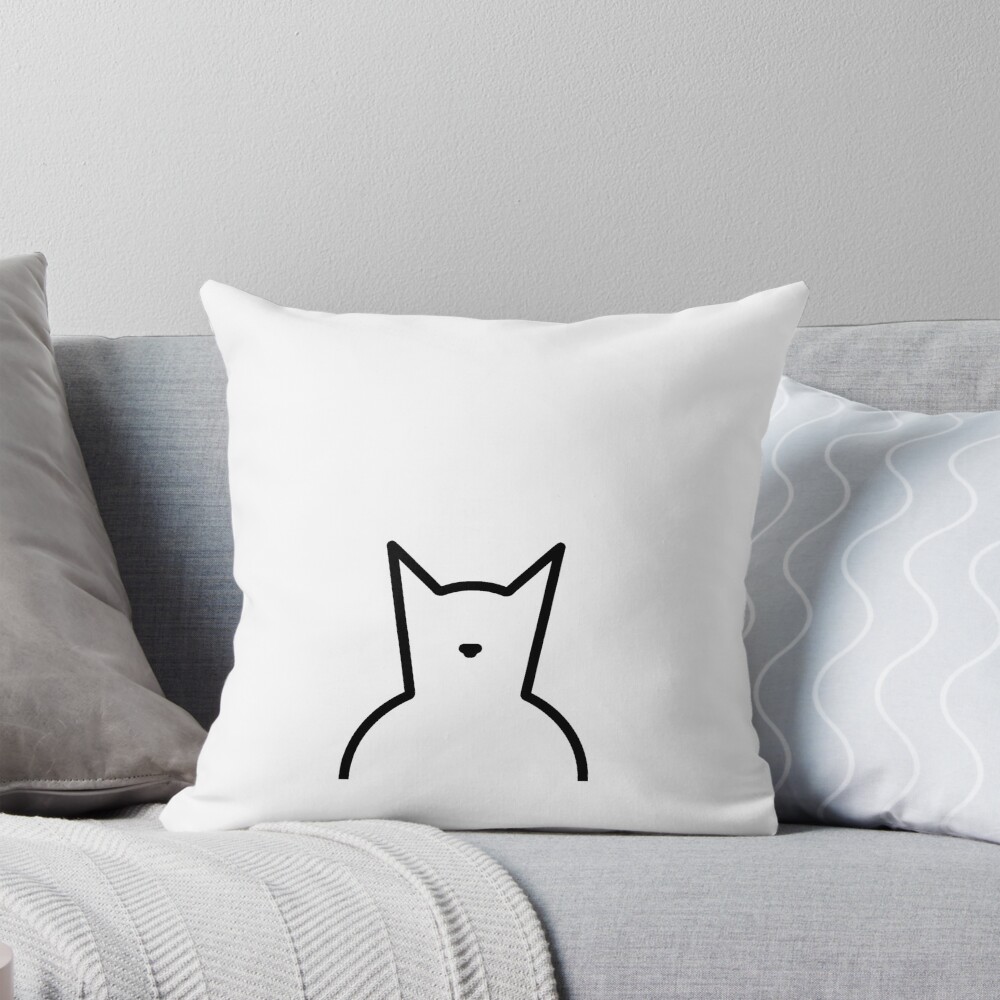 Item preview, Throw Pillow designed and sold by Ink-Drop.