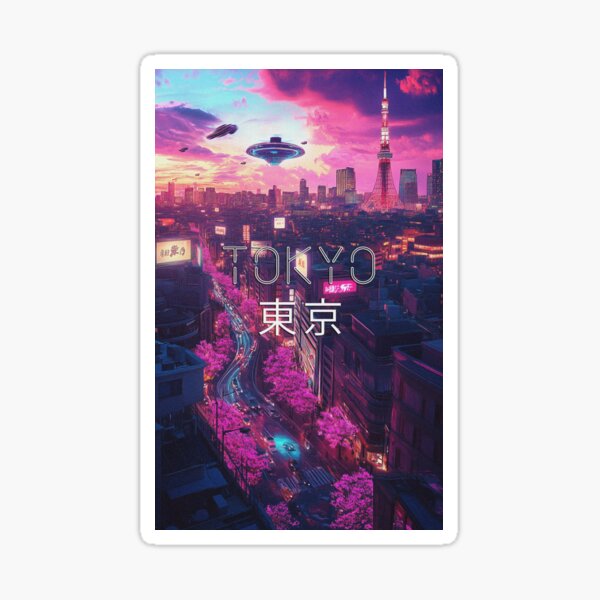 Artikel-Vorschau von Tokio Cyberpunk, designt und verkauft von FuturiTravel.